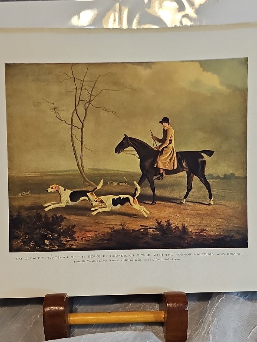 Equestrian Hunting Print with Hounds - Horse & Dogs Art - Picture 7 of 11